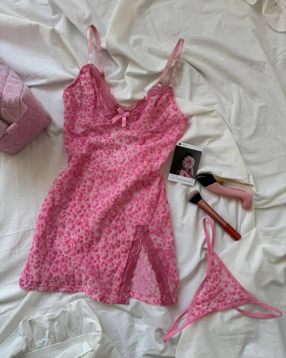 Sheer Split Babydoll