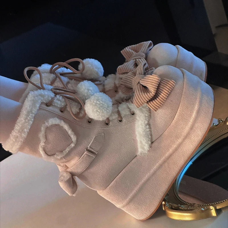 Sweet Lolita Mid-Calf Boots