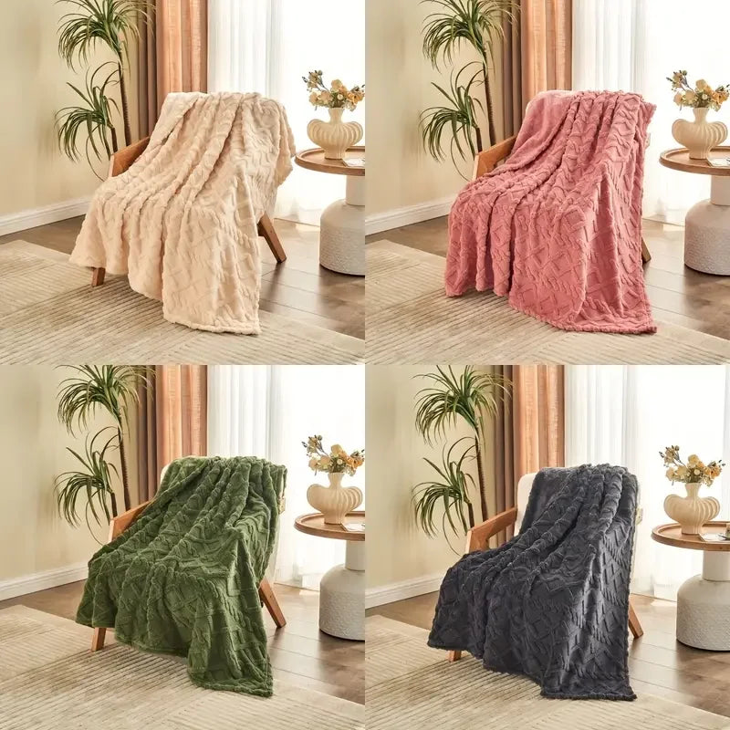 Ultra-Soft 3D Plush Blanket