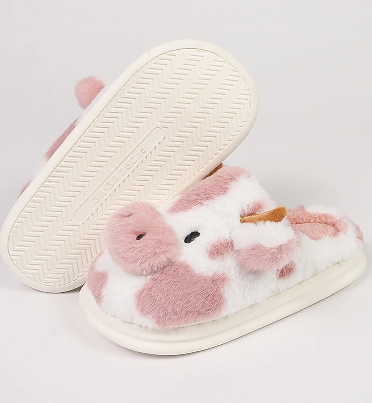 Cozy Cow Slippers