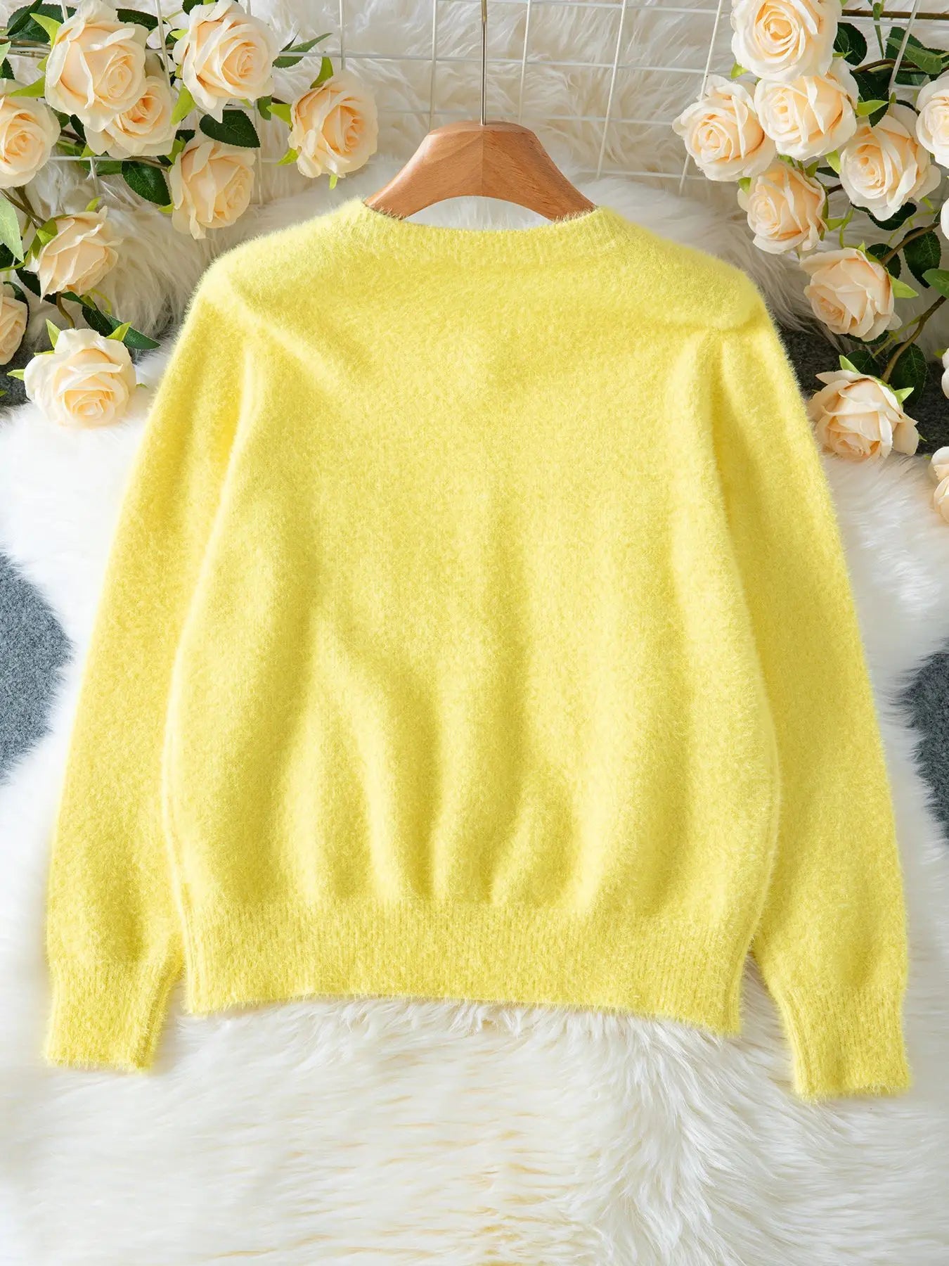 Yellow Heart Cardigan