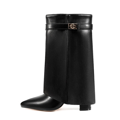 Metal Buckle Boot