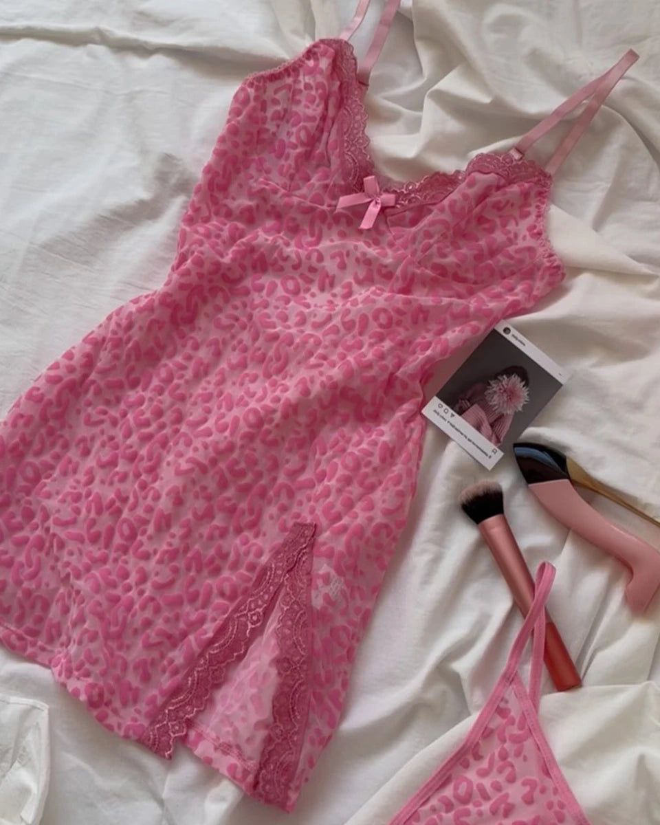 Sheer Split Babydoll