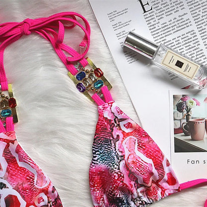 Rhinestone Diamond Bikini
