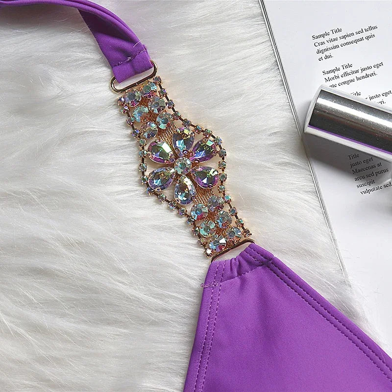 Rhinestone Diamond Bikini