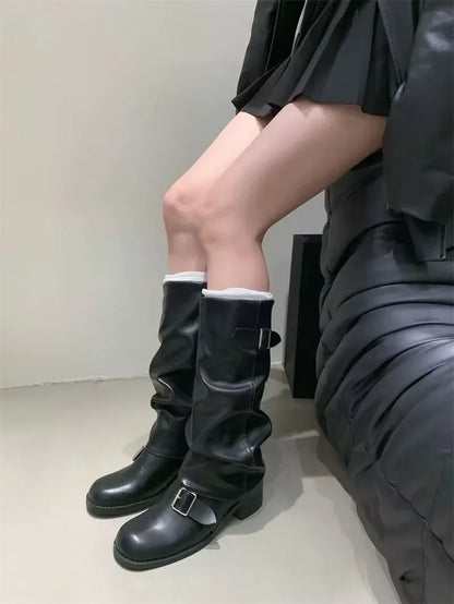 Rock Leather Boots