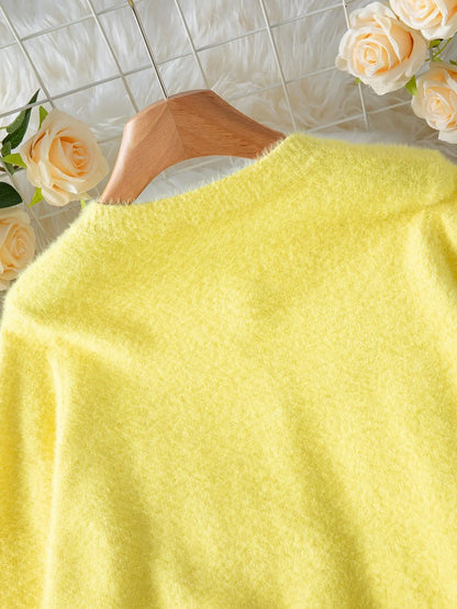 Yellow Heart Cardigan