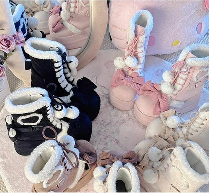 Sweet Lolita Mid-Calf Boots