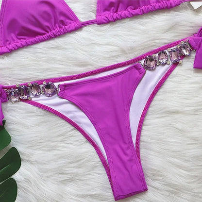 Rhinestone Diamond Bikini