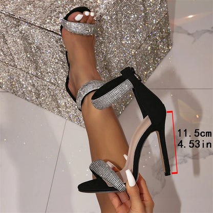 Glitter Rhinestones Ankle Wrap