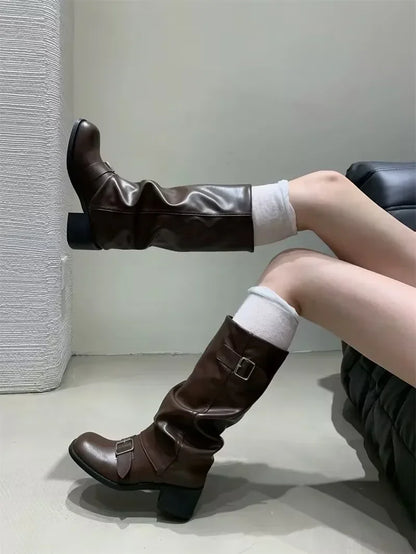 Rock Leather Boots
