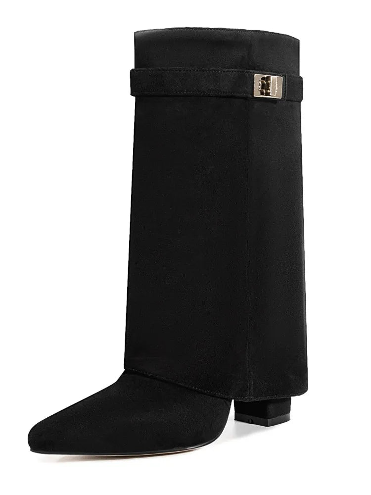 Metal Buckle Boot