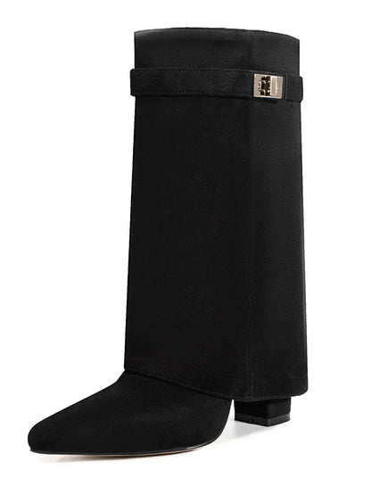 Metal Buckle Boot