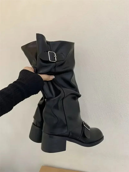 Rock Leather Boots