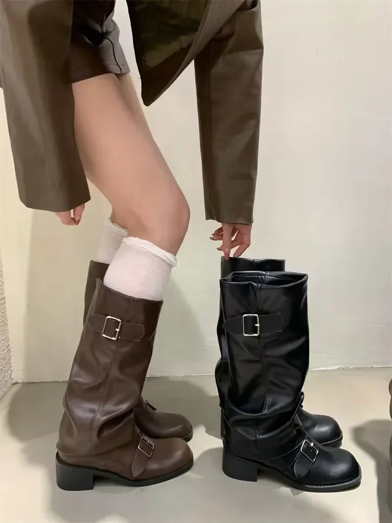 Rock Leather Boots