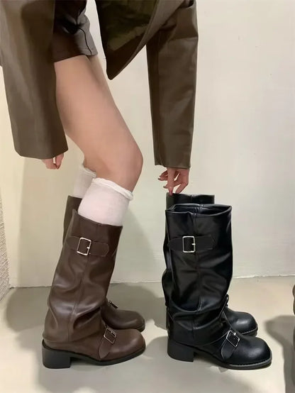Rock Leather Boots