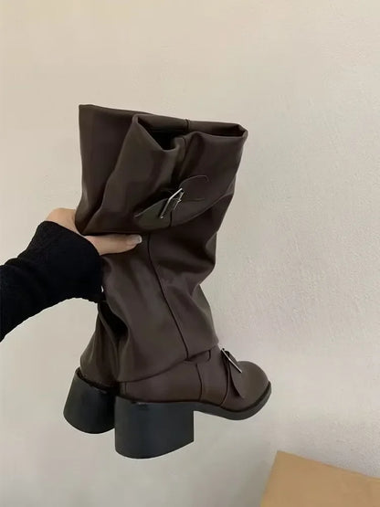 Rock Leather Boots