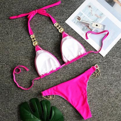 Rhinestone Diamond Bikini