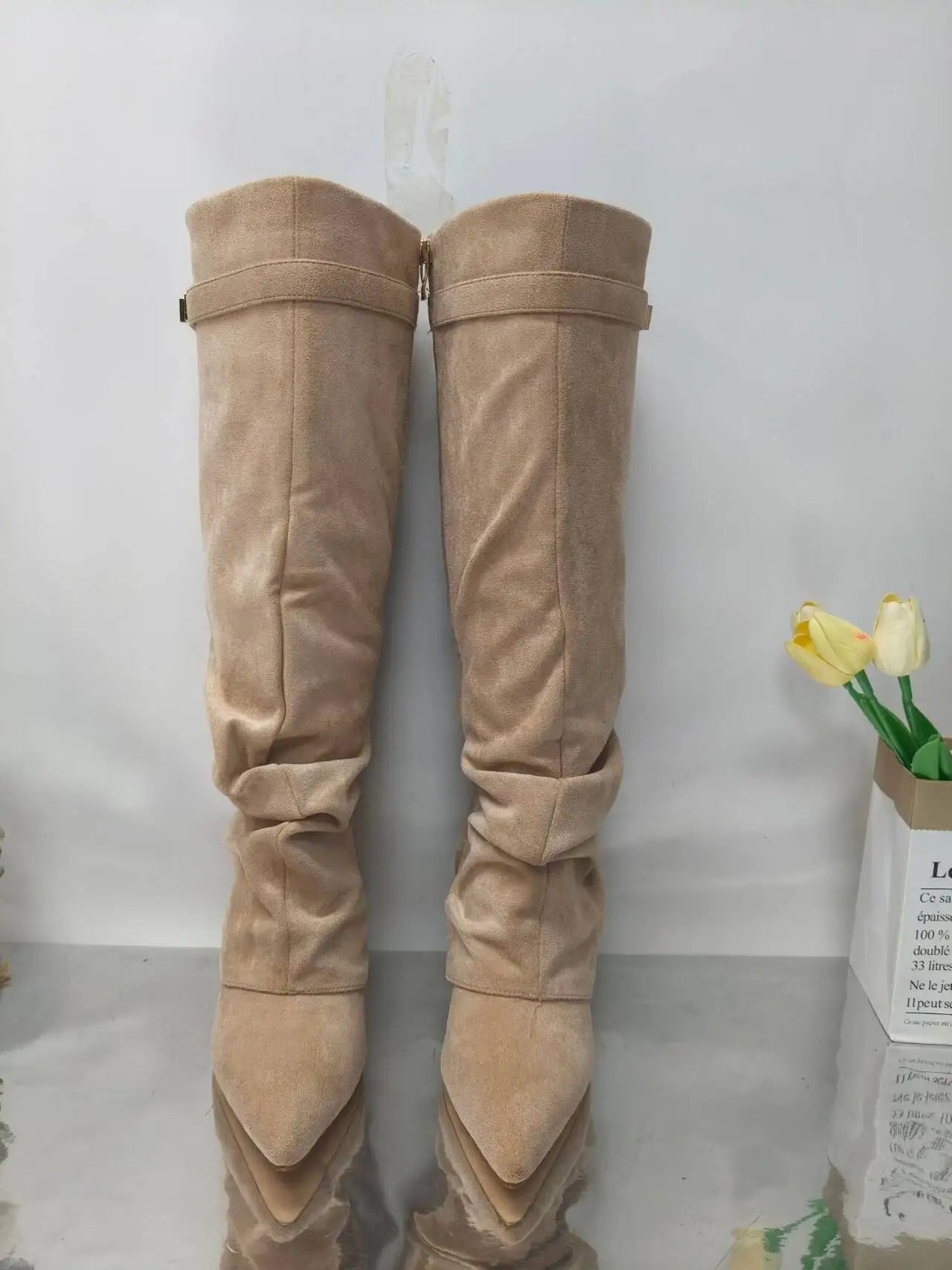 Metal Buckle Boot