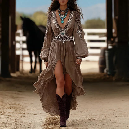 Retro Boho Dress