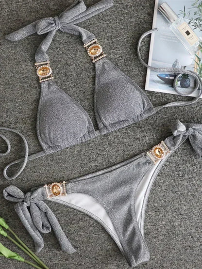 Rhinestone Diamond Bikini