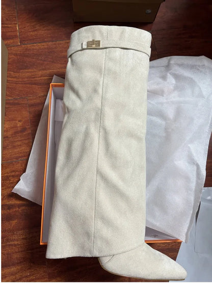 Metal Buckle Boot