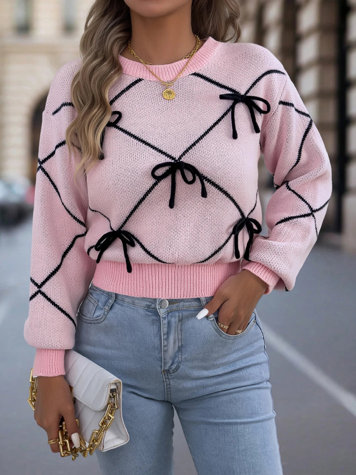Bow Knit Sweater