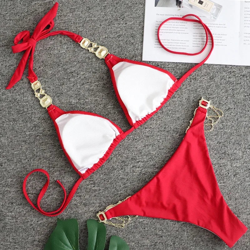 Rhinestone Diamond Bikini