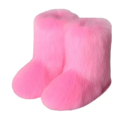 Fluffy Faux Fur Boots