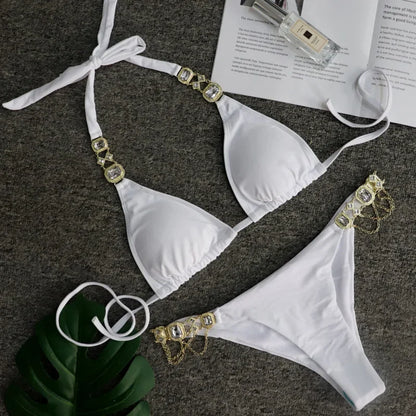 Rhinestone Diamond Bikini