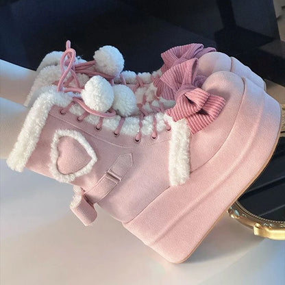 Sweet Lolita Mid-Calf Boots