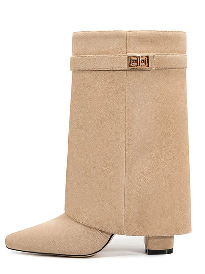 Metal Buckle Boot