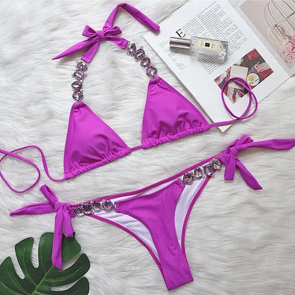 Rhinestone Diamond Bikini