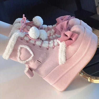 Sweet Lolita Mid-Calf Boots