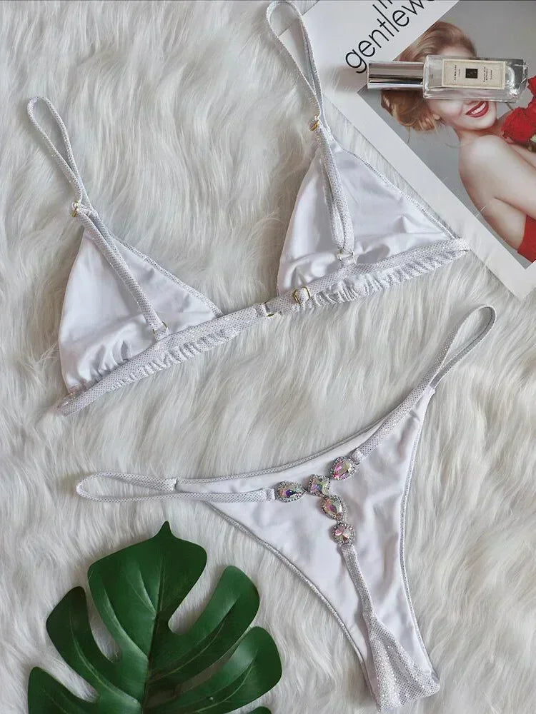 Rhinestone Diamond Bikini