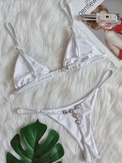 Rhinestone Diamond Bikini