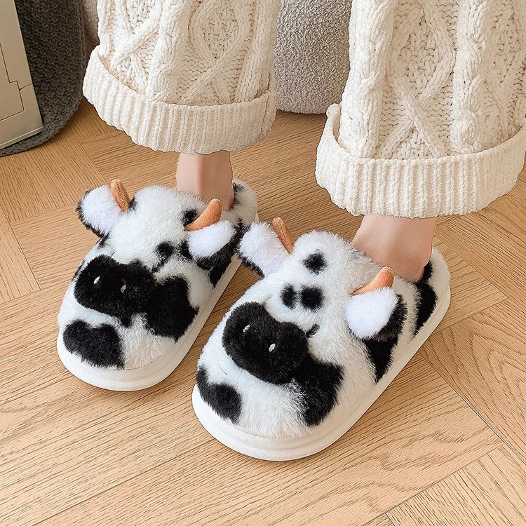 Cozy Cow Slippers
