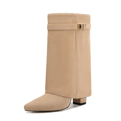 Metal Buckle Boot