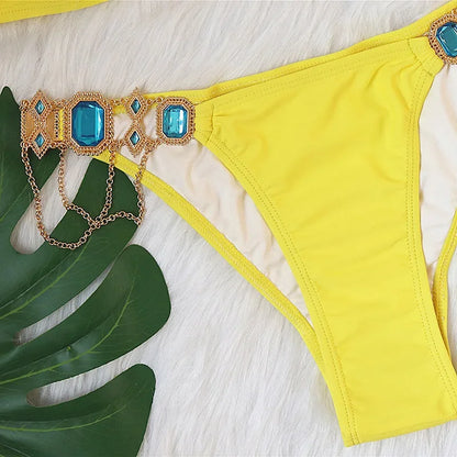 Rhinestone Diamond Bikini