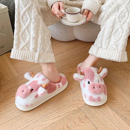 Cozy Cow Slippers