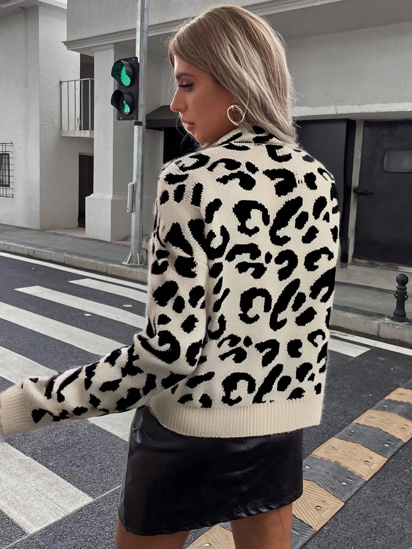Leopard Print Sweater