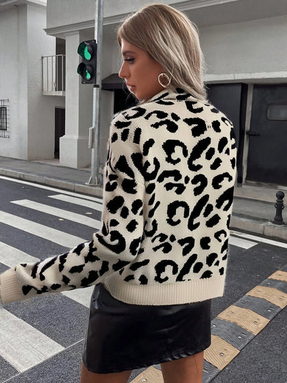 Leopard Print Sweater