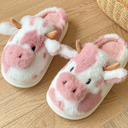 Cozy Cow Slippers