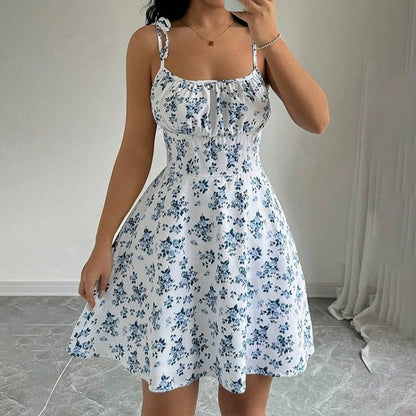 Floral Spaghetti Strap Sundress