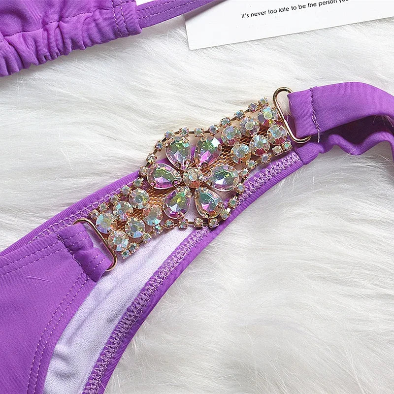 Rhinestone Diamond Bikini