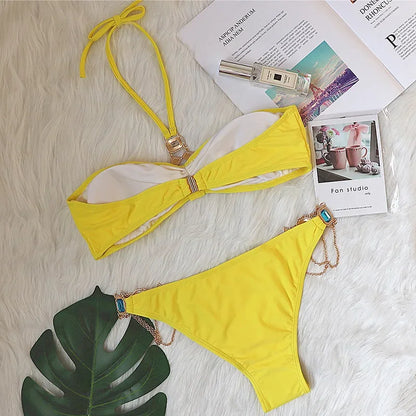 Rhinestone Diamond Bikini