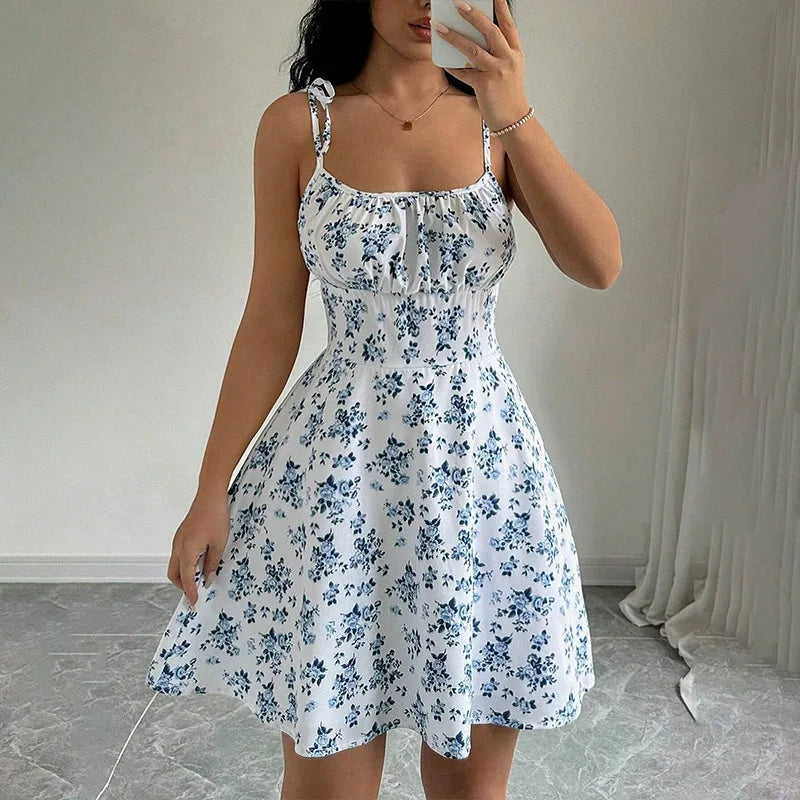 Floral Spaghetti Strap Sundress