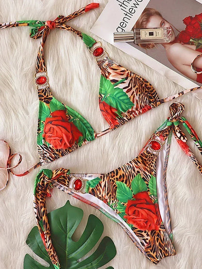 Rhinestone Diamond Bikini