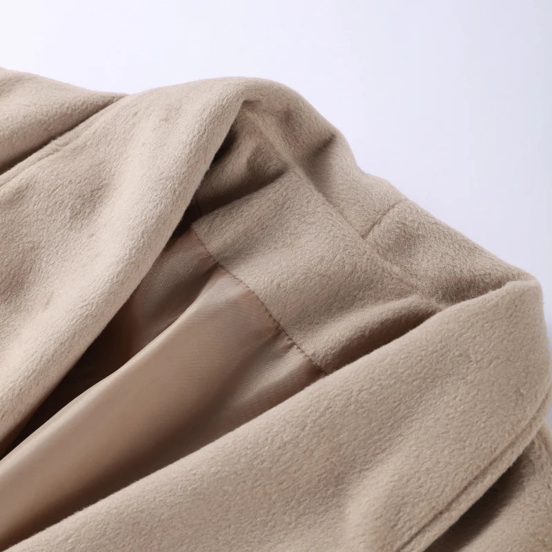 Chic Retro Black Fur Coat