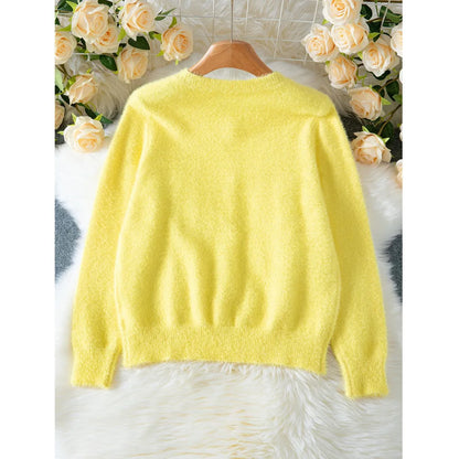 Yellow Heart Cardigan